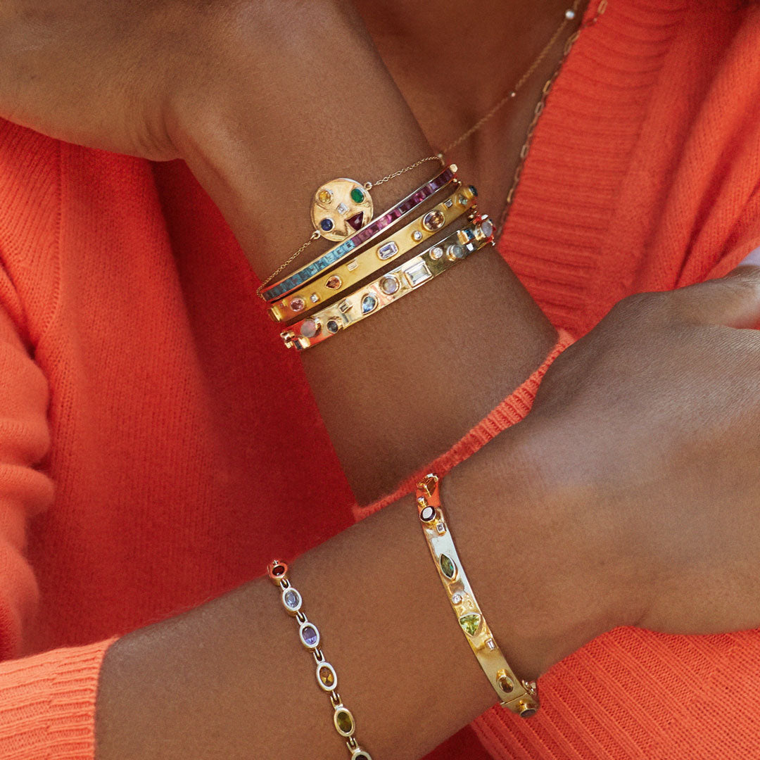 Confetti Bangle- wide