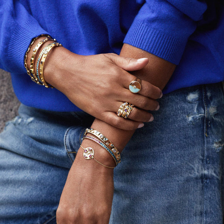 Confetti Bangle- wide