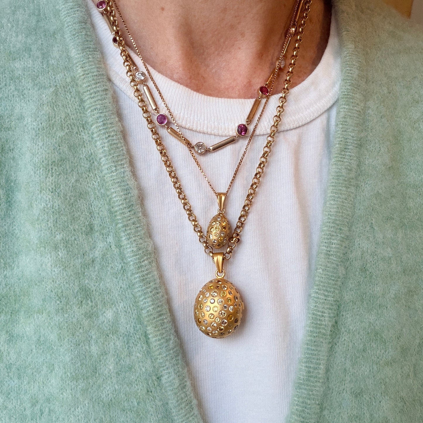 She’s a Good Egg Pendant - Large