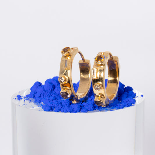 Small Confetti Hoops